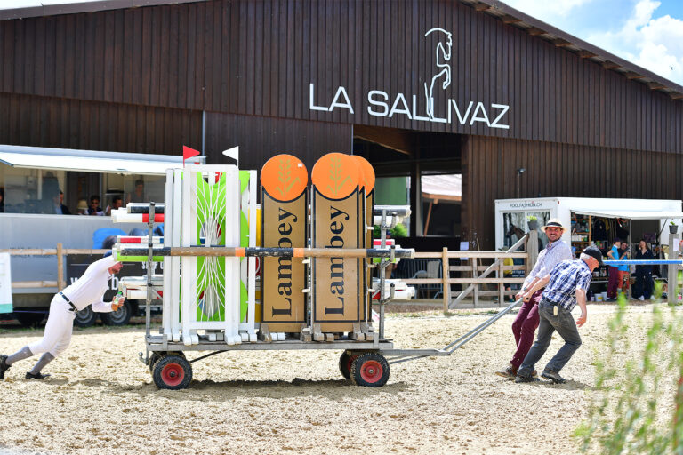 Equestrian competition at la SAVILLAZ